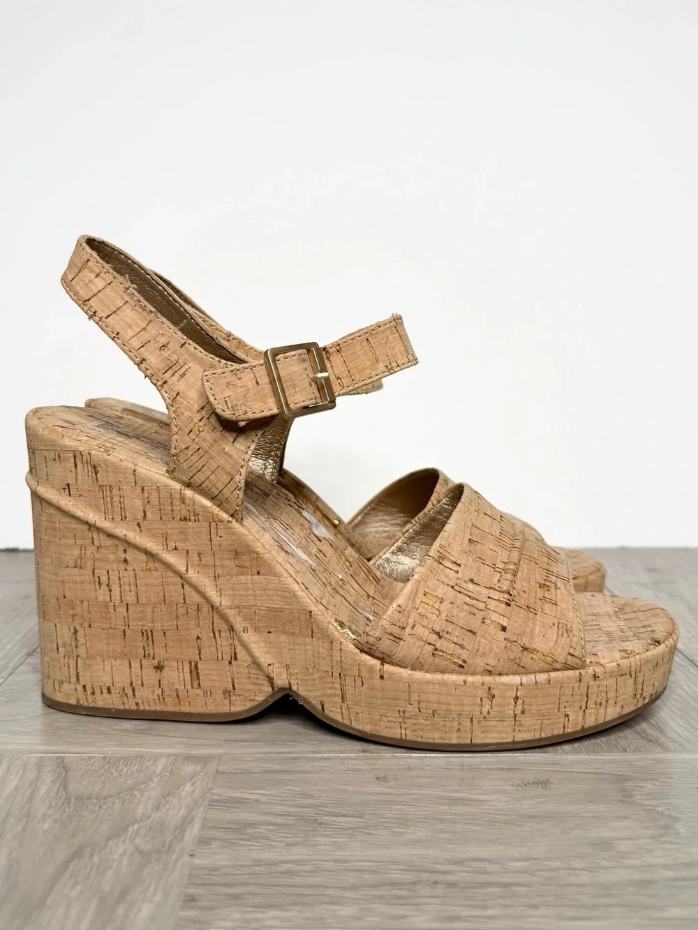 Korks Kork Ease Cork Wedge Sandal 11M